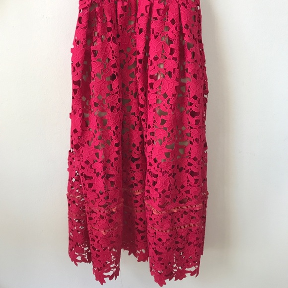 Self-Portrait Azaelea Pink Lace Dress - Picture 7 of 8